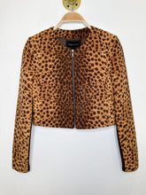 Load image into Gallery viewer, Animal Print Cropped Jacket
