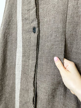 Load image into Gallery viewer, Oversized Wool + Linen Full-Length Coat
