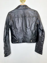 Load image into Gallery viewer, Vintage Button Front Leather Jacket

