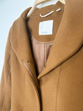 Load image into Gallery viewer, Wool + Cashmere + Silk Collared Long Coat
