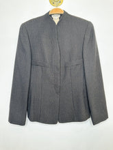 Load image into Gallery viewer, Vintage Checked Collarless Jacket
