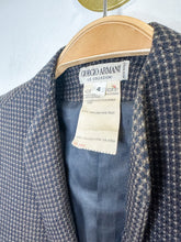Load image into Gallery viewer, Vintage Checked Collarless Jacket
