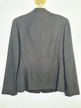 Load image into Gallery viewer, Vintage Checked Collarless Jacket
