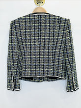 Load image into Gallery viewer, Metallic Tweed Collarless Jacket
