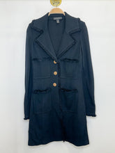 Load image into Gallery viewer, Tweed Three-Button Jacket with Raw Edges
