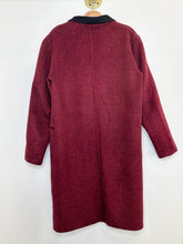 Load image into Gallery viewer, Checked Wool-Blend One-Button Long Jacket
