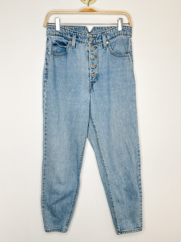 High Waisted Mom Jean