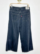 Load image into Gallery viewer, Cropped Super Wide Leg with Pleated Yoke
