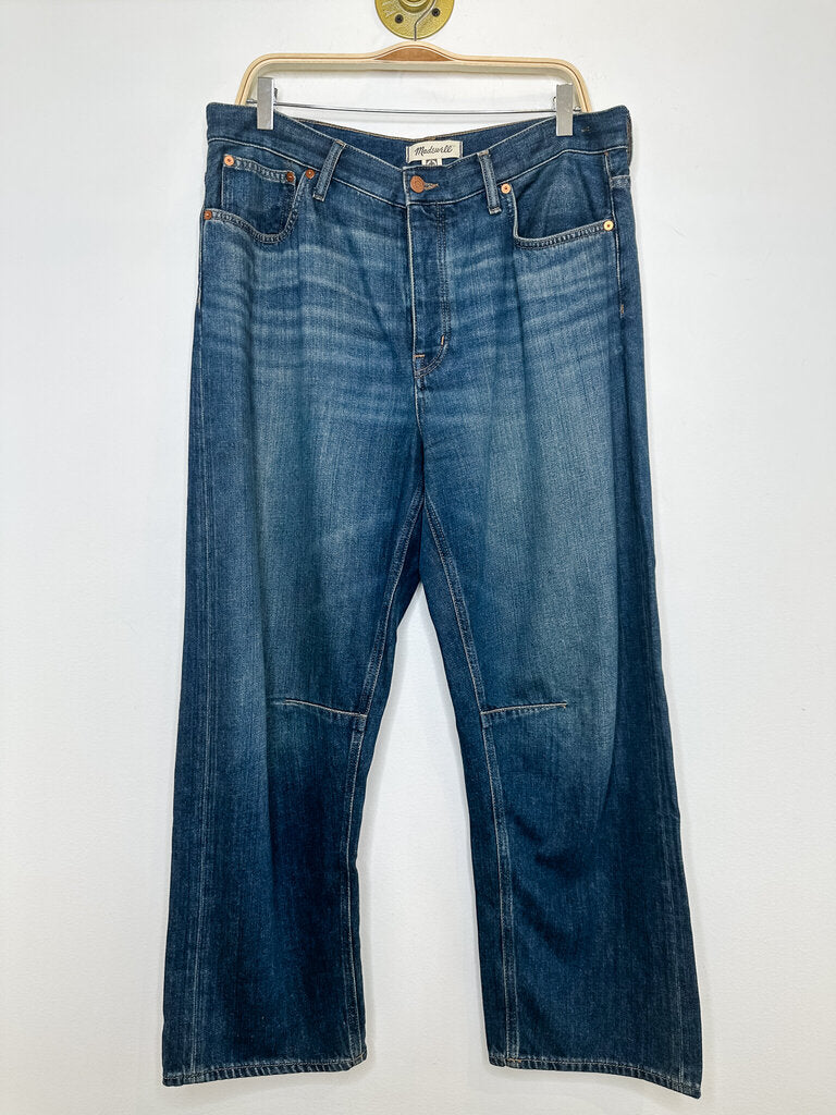 The Darted Barrel Leg Jean