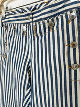 Load image into Gallery viewer, Striped Sailor Jeans with Back Lacing (SS 2003)
