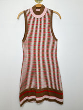 Load image into Gallery viewer, Striped Sleeveless Mini Sweater Dress
