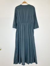 Load image into Gallery viewer, Seersucker Maxi Shirt Dress
