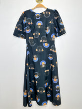 Load image into Gallery viewer, Sun + Moons Print Short Sleeve Dress (orig. ~$230)
