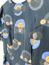 Load image into Gallery viewer, Sun + Moons Print Short Sleeve Dress (orig. ~$230)
