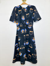 Load image into Gallery viewer, Sun + Moons Print Short Sleeve Dress (orig. ~$230)

