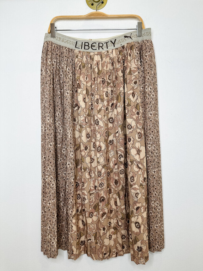 Floral Knife Pleat Midi Skirt (orig. $130)