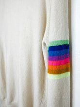 Load image into Gallery viewer, Cashmere Sweater with Arm Stripes (orig. ~$289)
