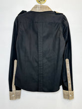 Load image into Gallery viewer, Long Sleeve Button Up Shirt with Python Trim
