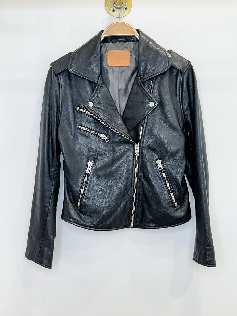 Leather Moto Jacket