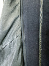 Load image into Gallery viewer, Leather Jacket with Detachable Sweatshirt Hoodie
