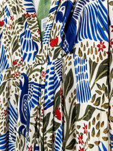 Load image into Gallery viewer, Parrot Print Long Sleeve Wrap Dress (NWT, orig. $200)
