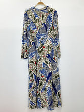 Load image into Gallery viewer, Parrot Print Long Sleeve Wrap Dress (NWT, orig. $200)
