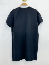 Load image into Gallery viewer, Neoprene T-Shirt Dress with Structured Ribbon Details
