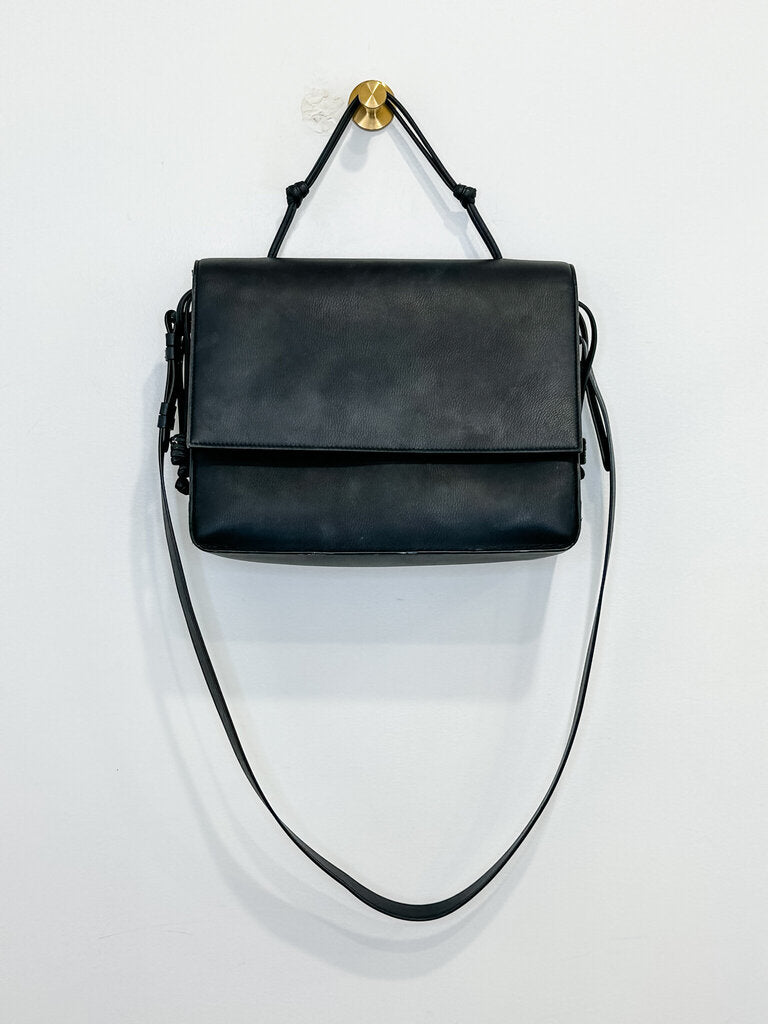 Vegan Leather (made from water bottles + plants) Shoulder Bag (orig. $395)