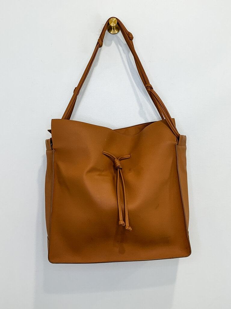 Vegan Leather (made from water bottles + plants) Large Shopper (orig. $495)
