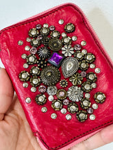 Load image into Gallery viewer, &quot;Afrodite&quot; Embellished Leather Wallet (orig. $310)
