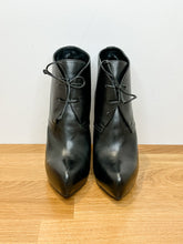 Load image into Gallery viewer, Leather Lace Up High Heel Shoes

