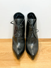 Load image into Gallery viewer, Leather Lace Up High Heel Shoes
