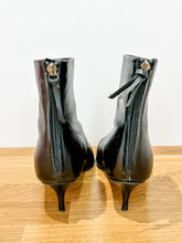 Load image into Gallery viewer, Leather Kitten Heel Ankle Boots (orig. $695)
