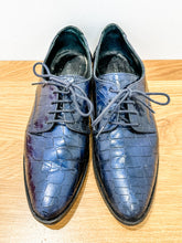 Load image into Gallery viewer, Croc Embossed Leather Oxfords
