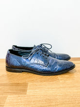 Load image into Gallery viewer, Croc Embossed Leather Oxfords
