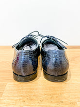 Load image into Gallery viewer, Croc Embossed Leather Oxfords
