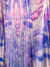 Load image into Gallery viewer, Trippy Dye Knife Pleat Maxi Skirt
