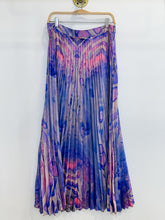 Load image into Gallery viewer, Trippy Dye Knife Pleat Maxi Skirt
