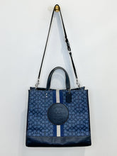 Load image into Gallery viewer, Dempsey Tote 40 in Signature Jacquard with Stripe + Patch (orig. $500)
