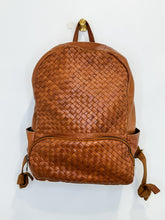 Load image into Gallery viewer, Woven Leather Backpack
