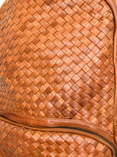 Load image into Gallery viewer, Woven Leather Backpack
