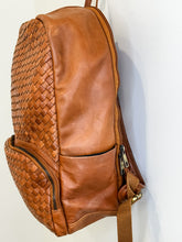 Load image into Gallery viewer, Woven Leather Backpack
