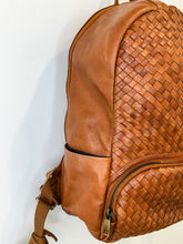 Load image into Gallery viewer, Woven Leather Backpack
