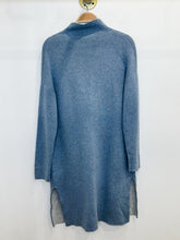 Load image into Gallery viewer, Organic Cotton Long Cardigan with Off-Center Buttons
