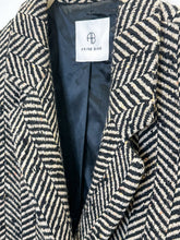 Load image into Gallery viewer, Chevron Print Wool Blend Jacket
