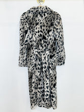 Load image into Gallery viewer, Animal Print Faux Fur Coat
