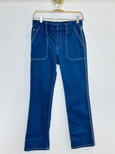 Load image into Gallery viewer, Straight Leg Jeans with Contrast Stitching
