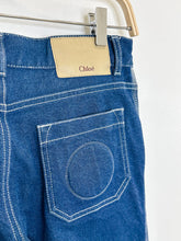 Load image into Gallery viewer, Straight Leg Jeans with Contrast Stitching
