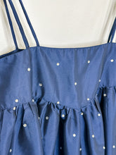 Load image into Gallery viewer, Singer Taffeta Strappy Dress with Rhinestones (orig. $286)
