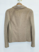 Load image into Gallery viewer, Cashmere Blazer with Ribbed Knit Sleeves
